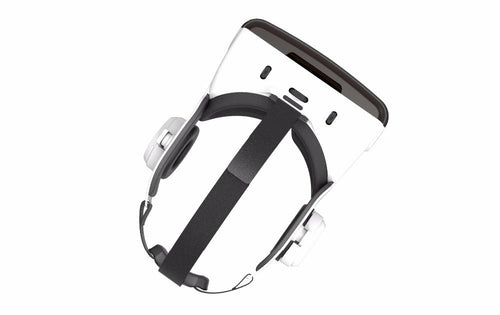 Black and white smartwatch with a clear face on a white background